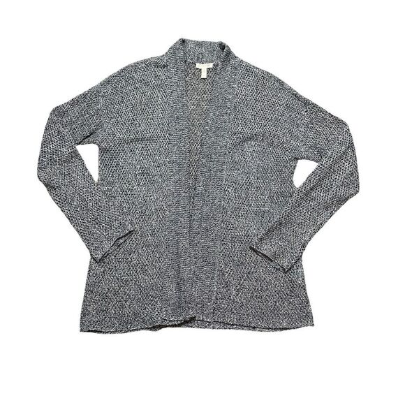 NWOT Eileen Fisher Organic Linen Cord Cardigan Gray Size XS - Picture 1 of 5
